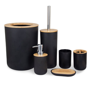 Set de dispensadores para baño 6 piezas